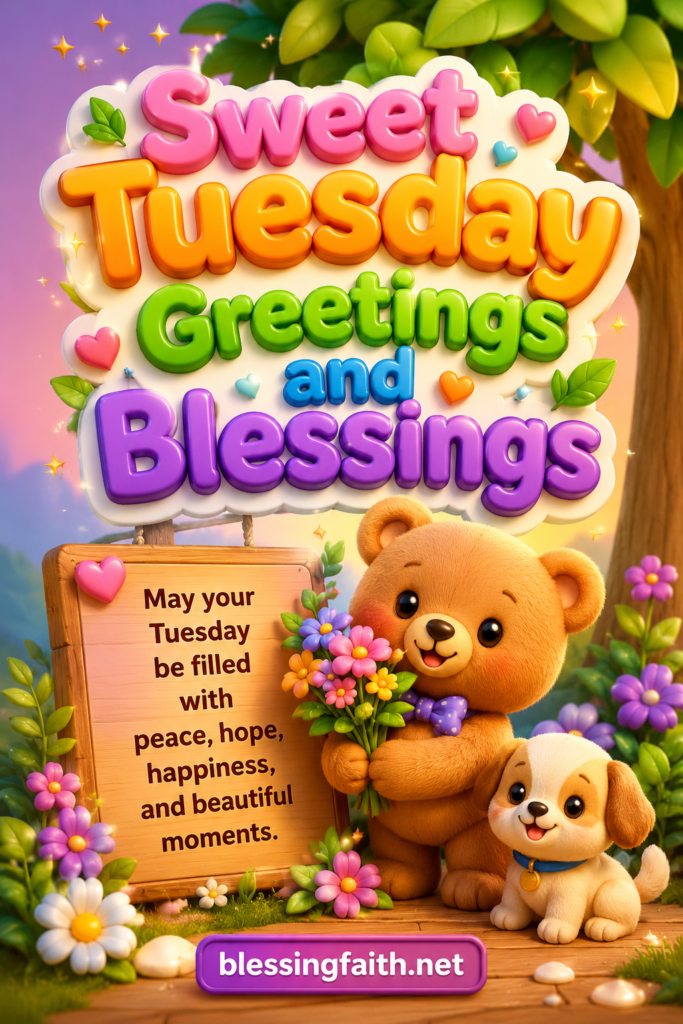 Sweet Tuesday Greetings and Blessings