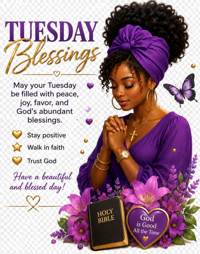 African American Tuesday Blessings GIF