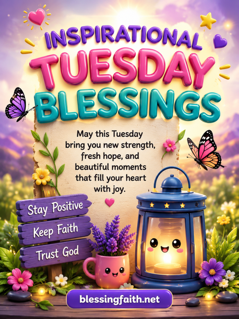 Uplifting Inspiration Tuesday Blessings