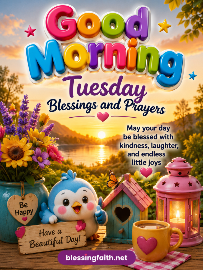 Good morning,g Tuesday Blessings and Prayers