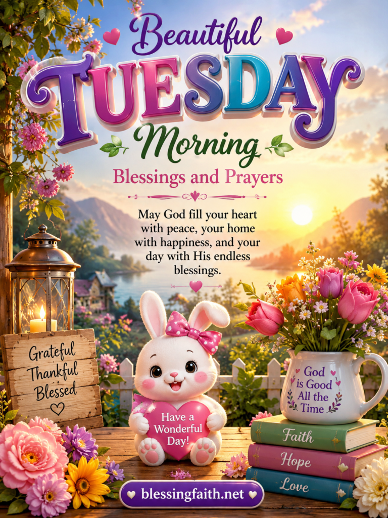 Beautiful Tuesday Morning Blessings