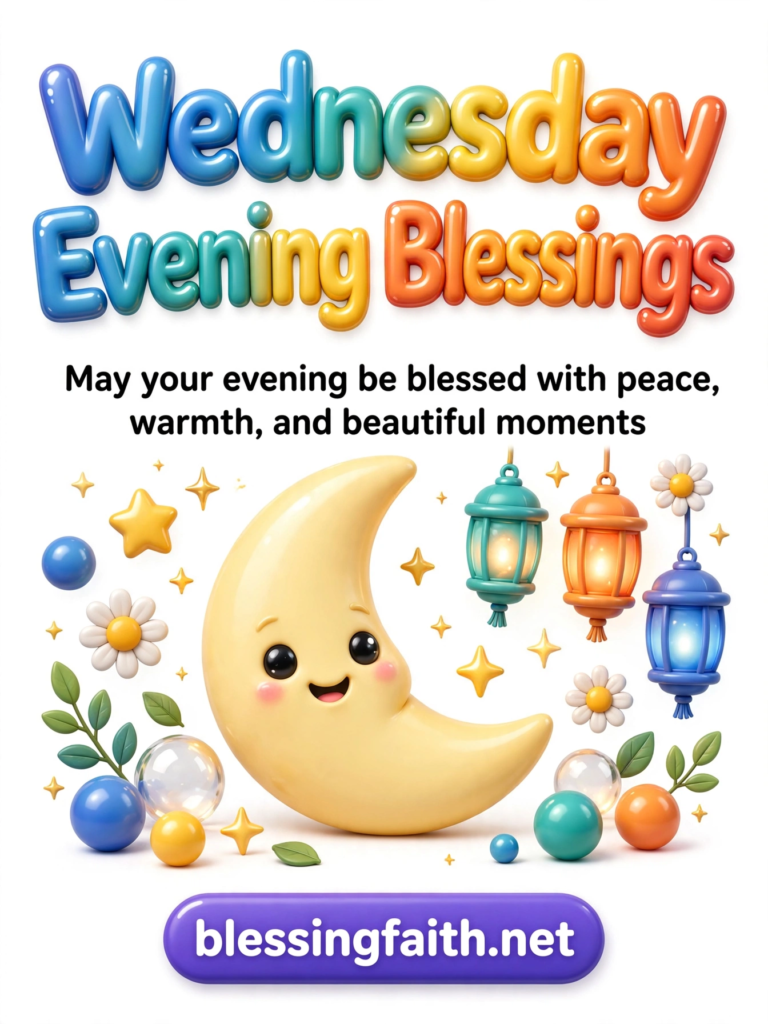 Wednesday Evening Blessings