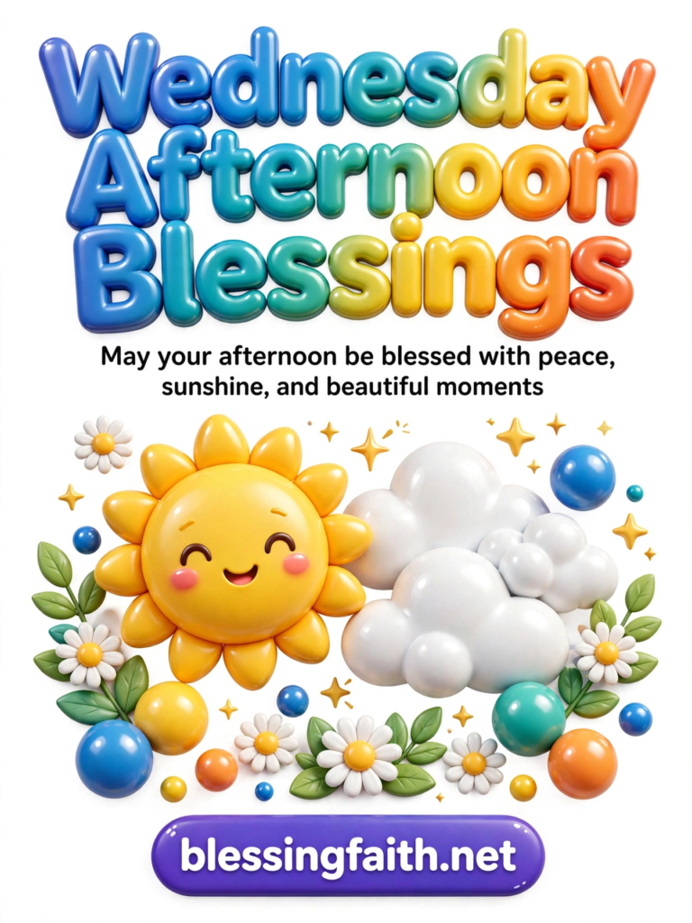 Wednesday Afternoon Blessings