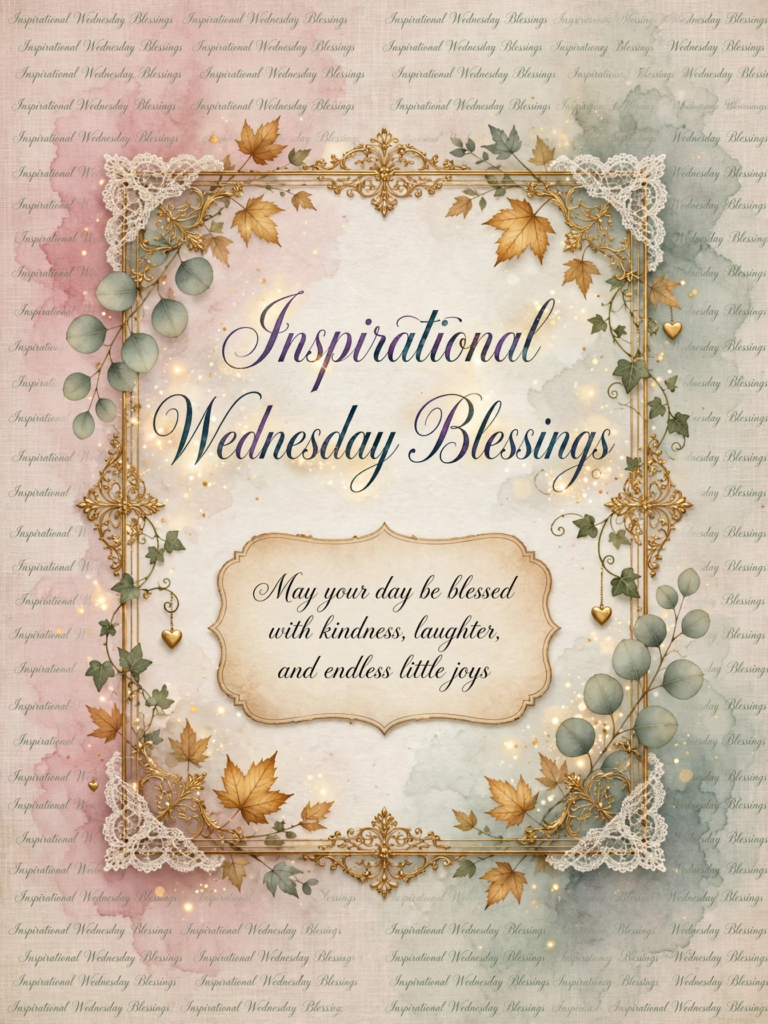 Inspirational Wednesday Blessings