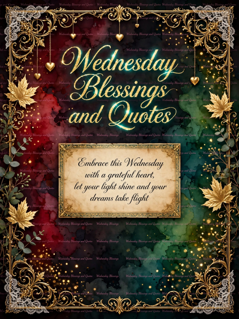 Wednesday Blessings and Quotes