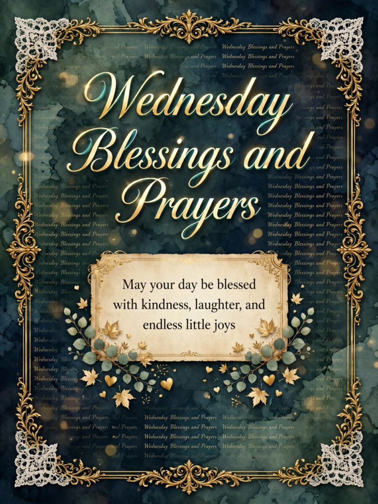 Wednesday Blessings and Prayers