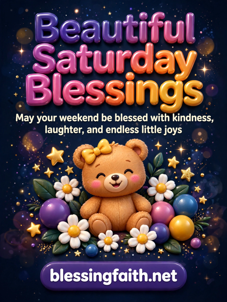 Beautiful Saturday Blessings