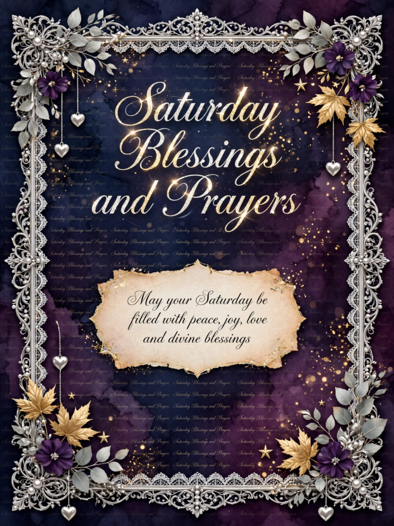 Saturday Blessings and Prayers