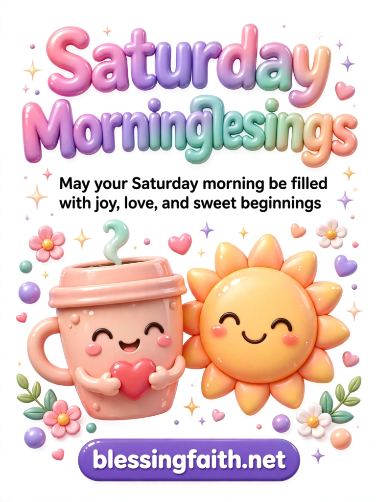 Saturday morning blessings