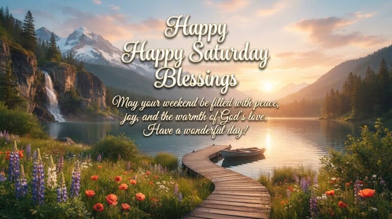 Happy Saturday Blessings