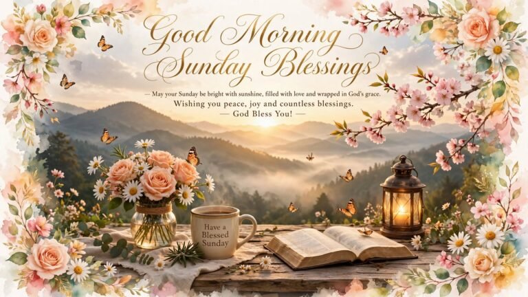 Good Sunday Morning Blessings