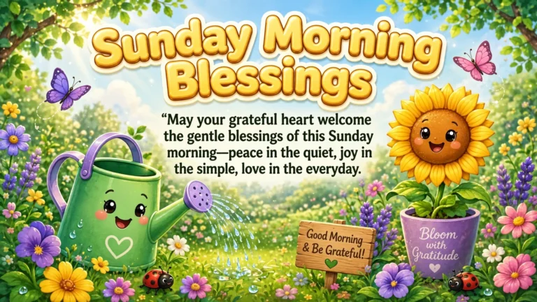 Sunday Morning Blessings