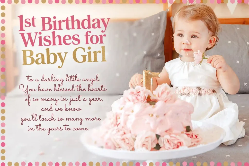 1st Birthday Wishes for Baby Girl