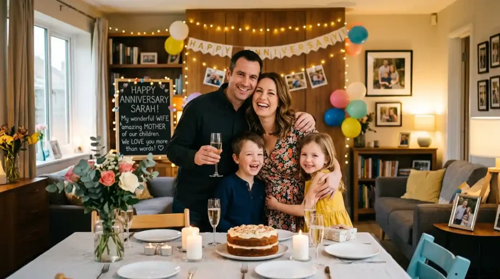 Anniversary Wishes for Wife and Mother of My Children