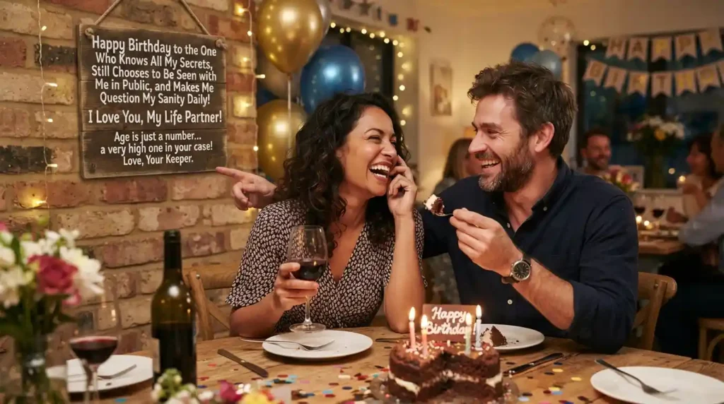 Funny Birthday Wishes for Life Partner