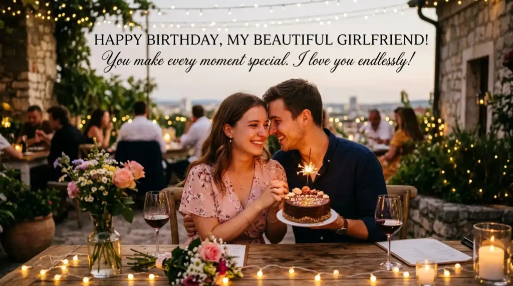 Romantic Birthday Wishes for Girlfriend
