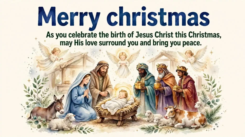 Short Religious Merry Christmas Wishes