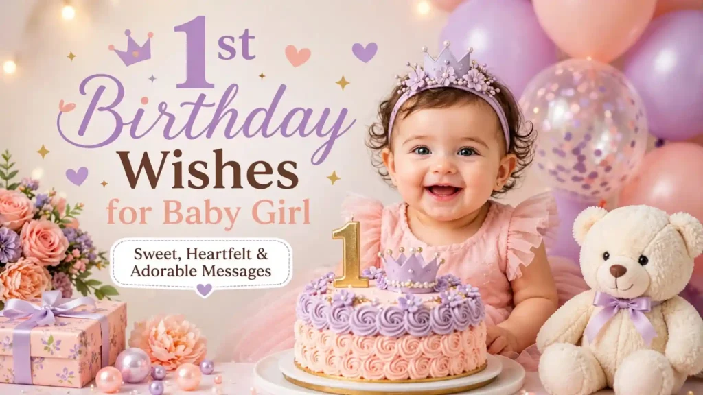 Sweet 1st Birthday Wishes