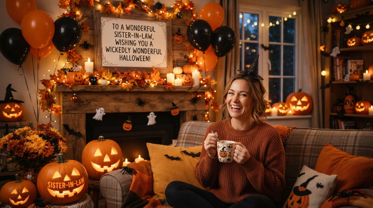 Halloween Wishes for Sister-in-Law Siblings