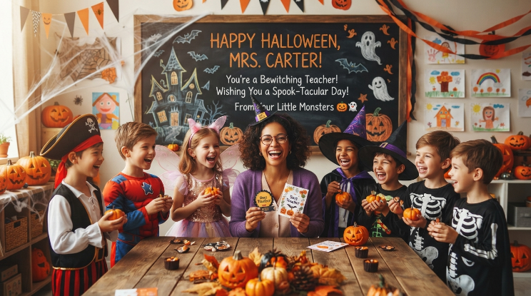 Halloween Wishes for Teachers