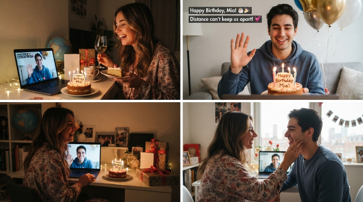 Long-Distance Relationship Birthday Wishes