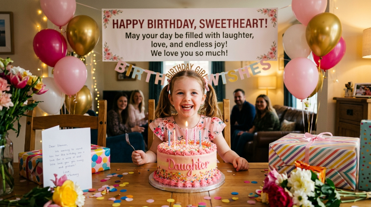 Sweet Birthday Wishes for Daughterb