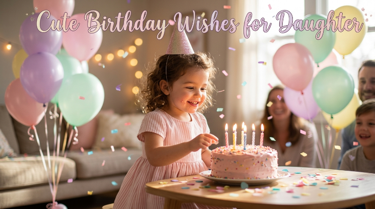 Cute Birthday Wishes for Daughter