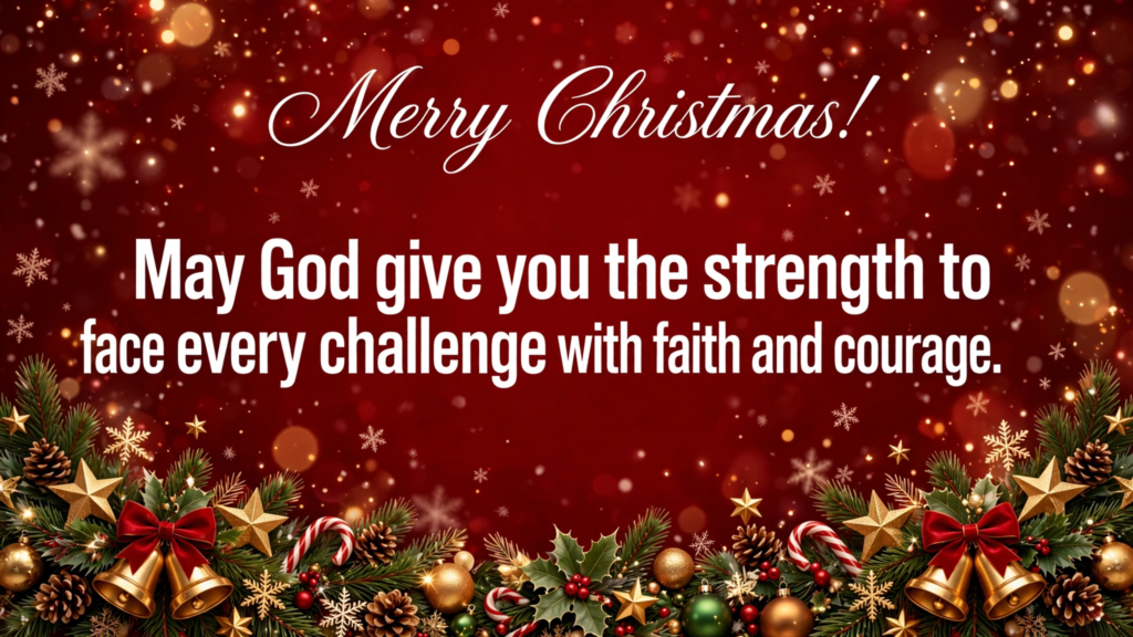 Inspirational Religious Merry Christmas Wishes