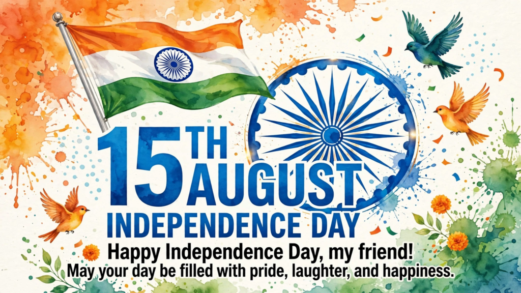 Happy Independence Day Wishes for Friends