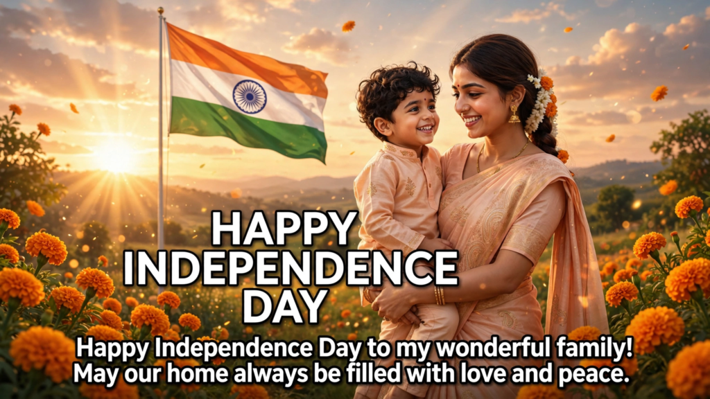 Happy Independence Day Wishes for Family