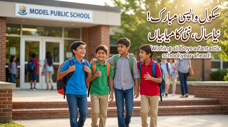 Back to School Wishes for Boys