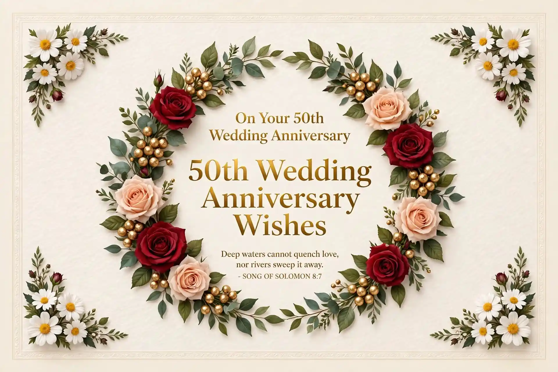 50th Wedding Anniversary Wishes