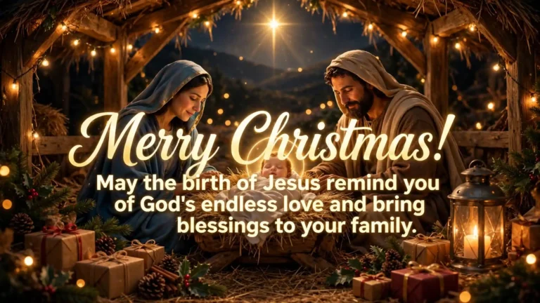 Religious merry Christmas wishes