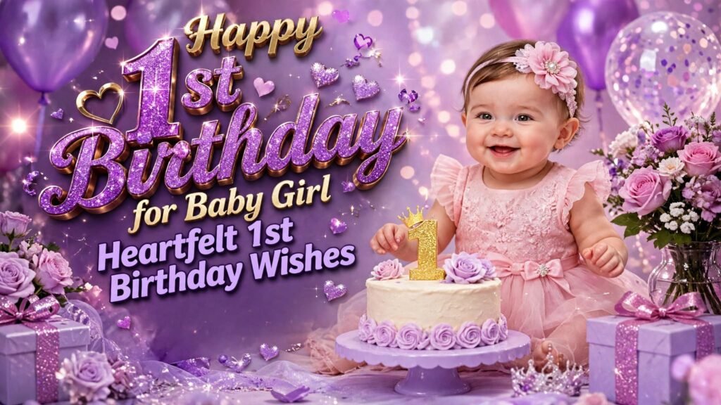 Heartfelt 1st Birthday Wishes