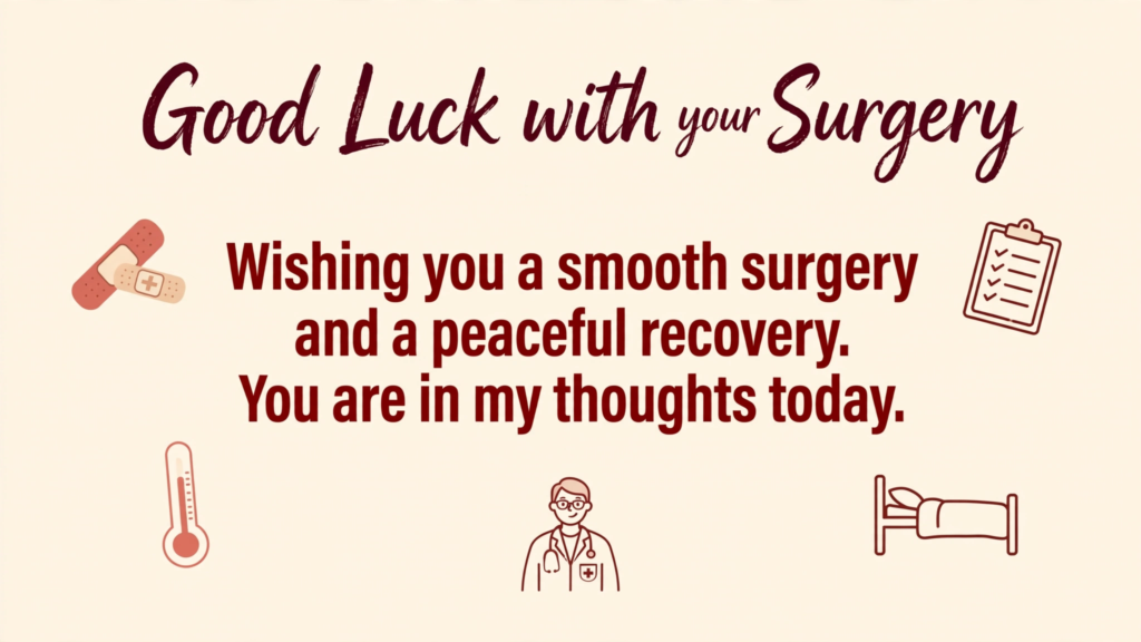 Well Wishes for Surgery