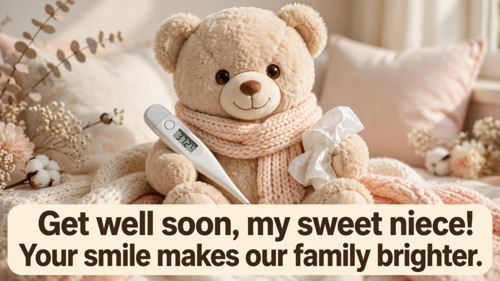 Get Well Soon Wishes for a Niece or Nephew