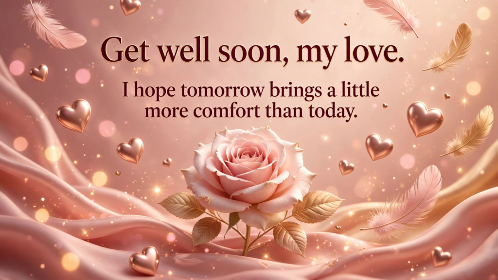9. Loving Get Well Soon Wishes with Hope and Encouragement