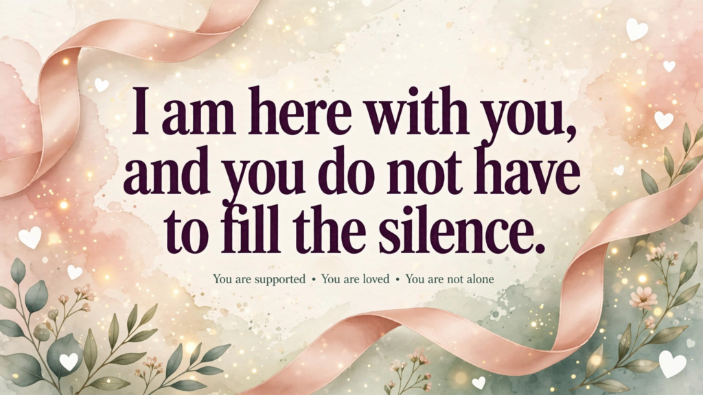 8. Comforting Words for Someone with Advanced Cancer