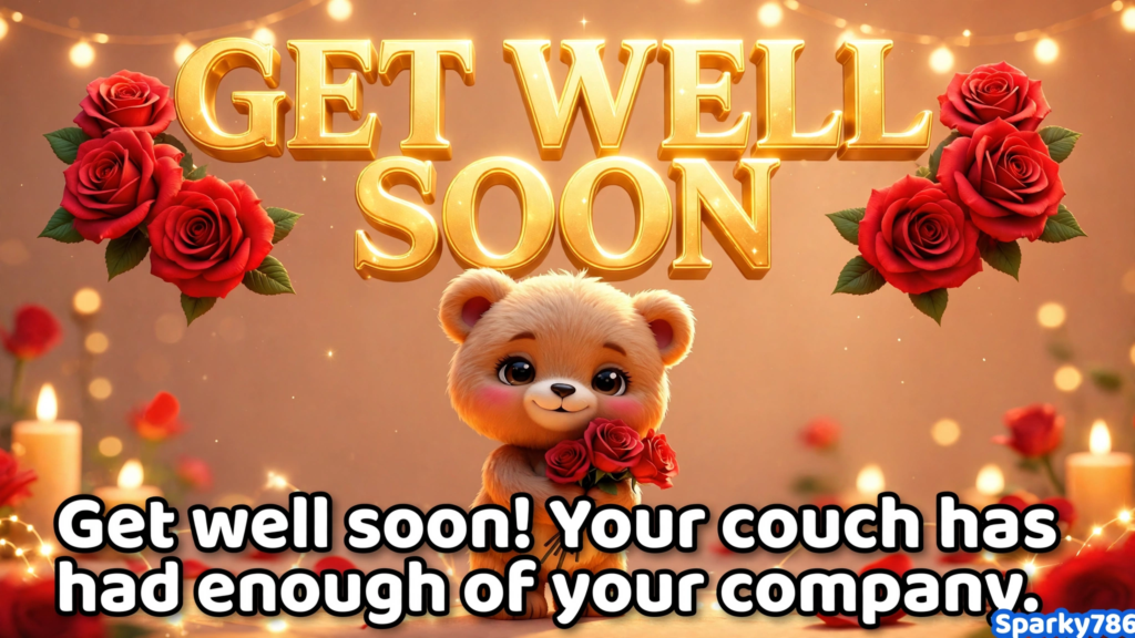 5. Funny Get Well Soon Wishes for Text and WhatsApp