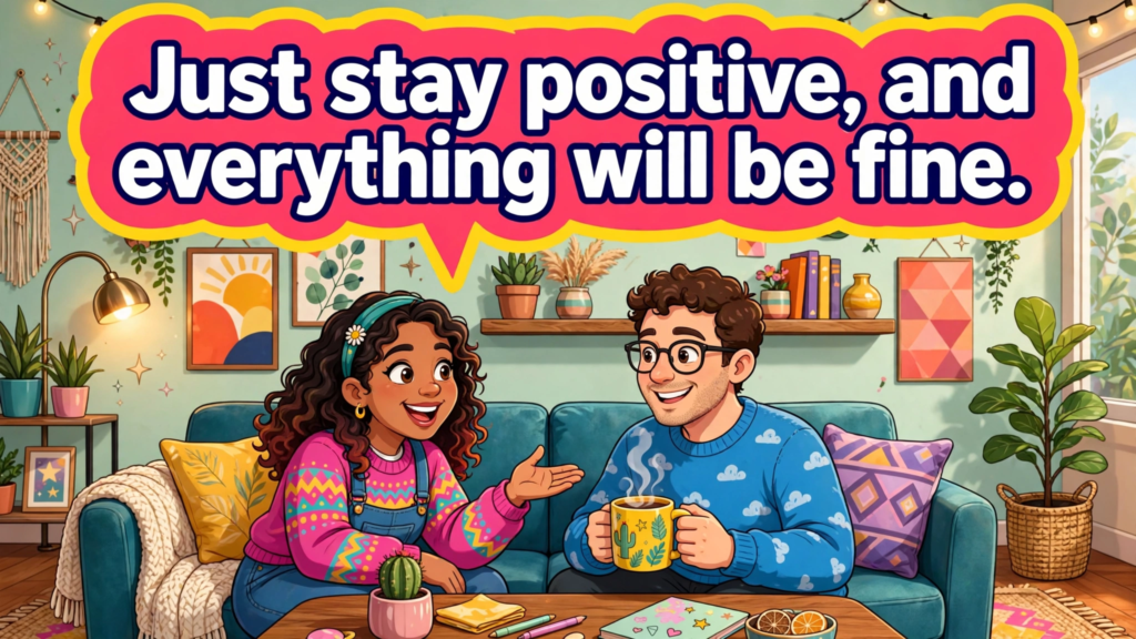 2. What Not to Say to Someone Sick About Staying Positive