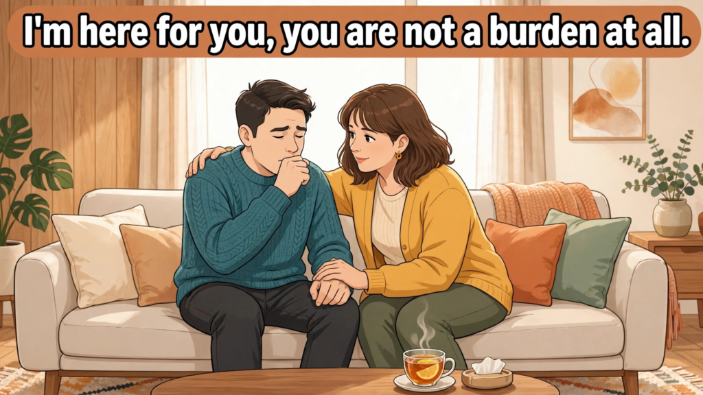 8. What Not to Say to Someone Sick to Avoid Making Them Feel Guilty or Alone
