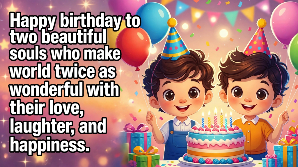 1. Heartfelt Birthday Wishes for Twins
