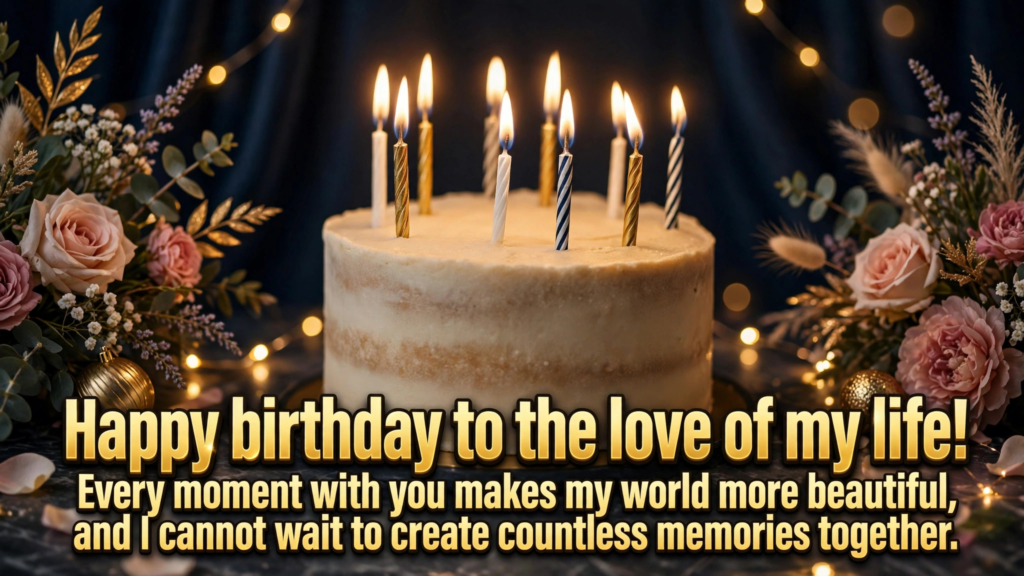 2. Romantic Birthday Wishes for Newly Married Couples