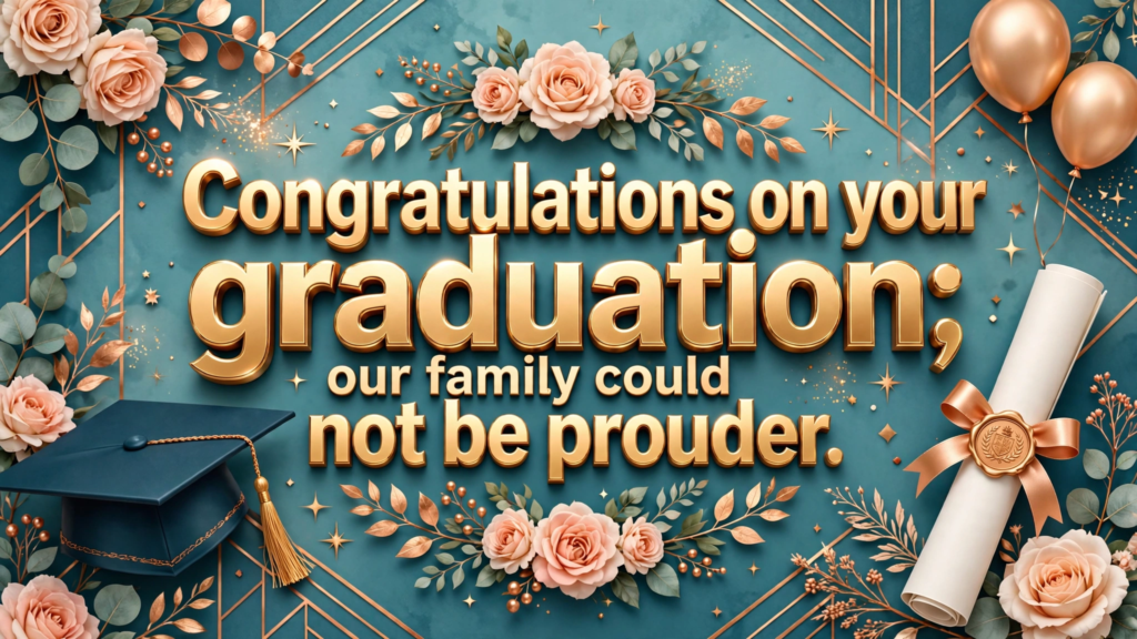 6. Graduation Quotes for Family Members