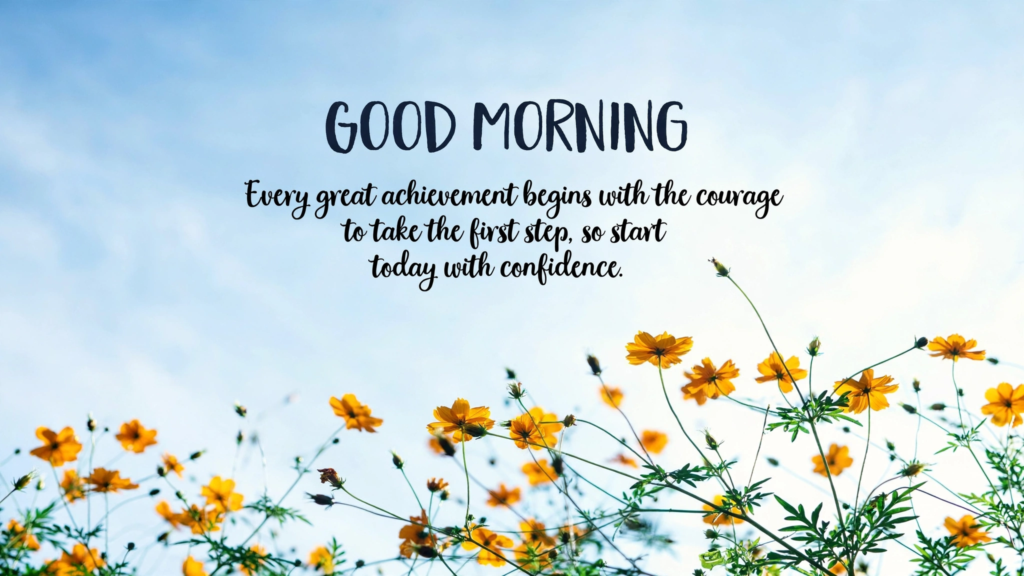 3. Inspirational Good Morning Wishes