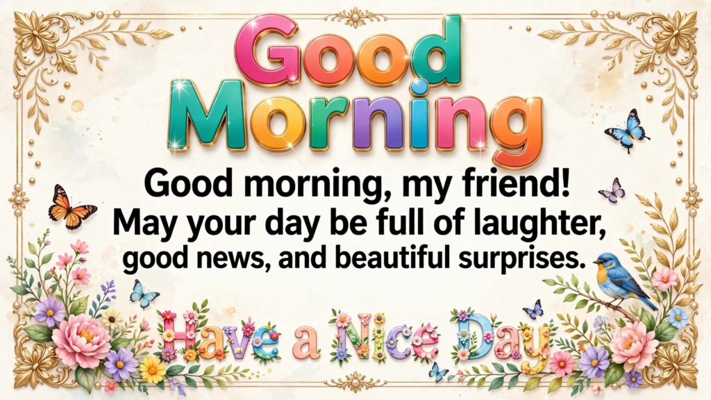 5. Good Morning Wishes for Friends