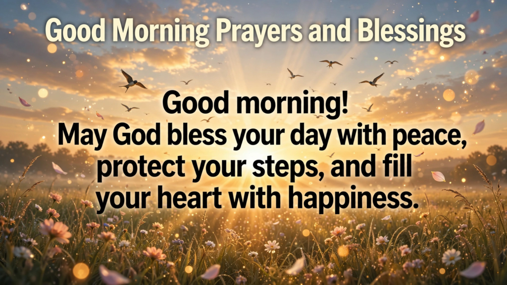 8. Good Morning Wishes with Prayers and Blessings