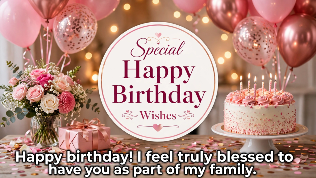 1. Heartfelt Family Birthday Wishes