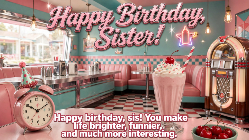 Sweet and Funny Birthday Wishes for Sister