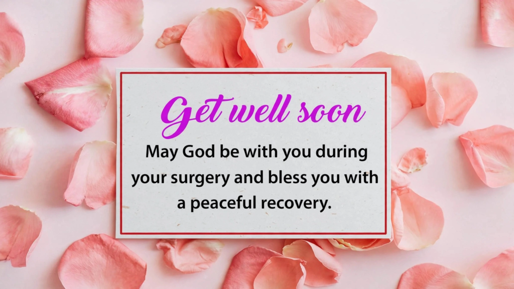 Religious Well Wishes for Surgery